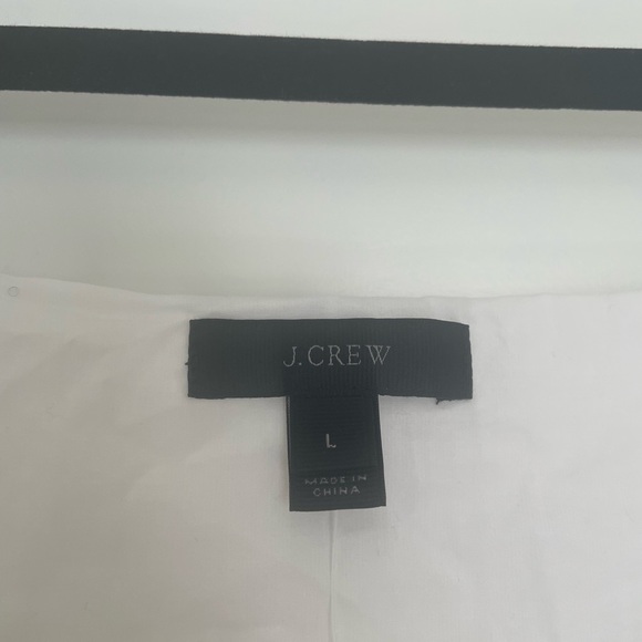 J.Crew Cold-Shoulder Poplin Top - Picture 2 of 4